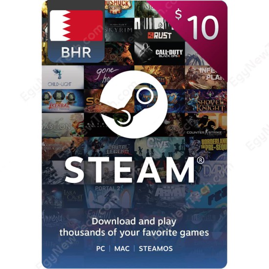 Steam Gift Card $10 Bahrain - Instant Digital Code front cover