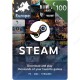 غلاف  بطاقة ستيم اوروبا 100 يورو - كود رقمى فوري الرقمية