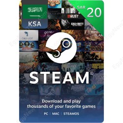 Steam Gift Card SAR20 KSA - Instant Digital Code