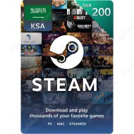 Steam Gift Card SAR200 KSA - Instant Digital Code