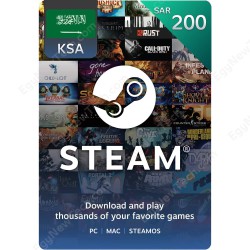 Steam Gift Card SAR200 KSA - Instant Digital Code