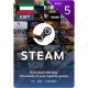 Steam Gift Card KWD5 Kuwait - Instant Digital Code front cover