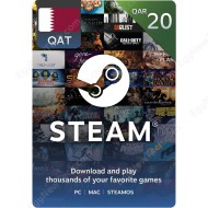 Steam Gift Card QAR20 Qatar- Instant Digital Code