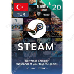₺20 Turkish Lira Steam - Digital Code ₺20 Turkish Lira Steam - Digital Code