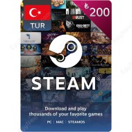 ₺200 Turkish Lira Steam - Digital Code