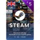 Steam Gift Card £5 UK - Instant Digital Code front cover