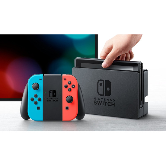 Nintendo Switch - Neon Red - Neon Blue