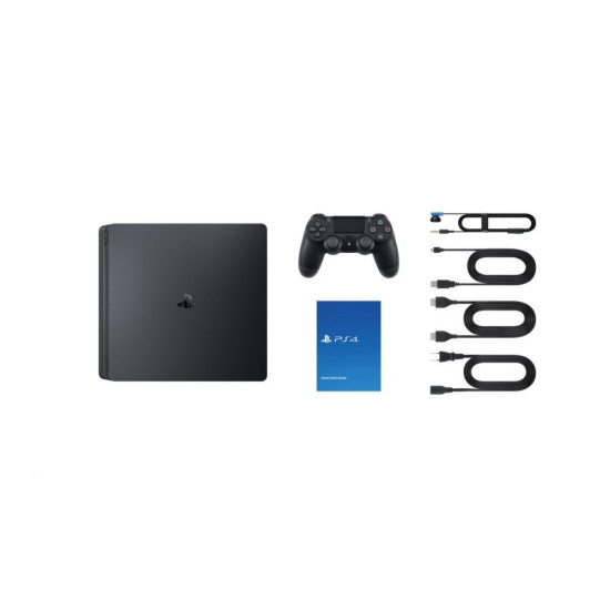 Sony PlayStation 4 Slim - 500GB - 5 Games - 3 Month PS Plus - Mega Pack