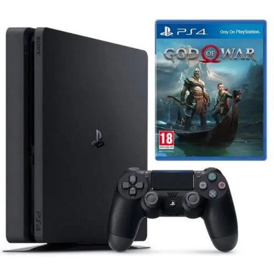 Sony Playstation 4 Slim 1tb God Of War Bundle Hdr Psvr Ready