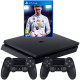 Sony PlayStation 4 Slim - 1TB - Fifa 18 Arabic - 2 Controller Bundle - HDR - PSVR Ready