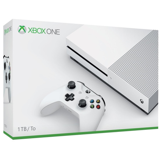 Microsoft Xbox One S 1TB - White