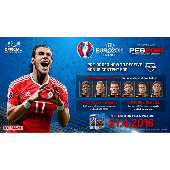 PES 2016 - UEFA Euro 2016 Edition | PS4