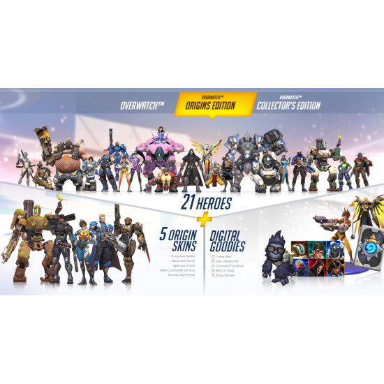 Overwatch Origins Edition - PC Battle.net - Digital Code