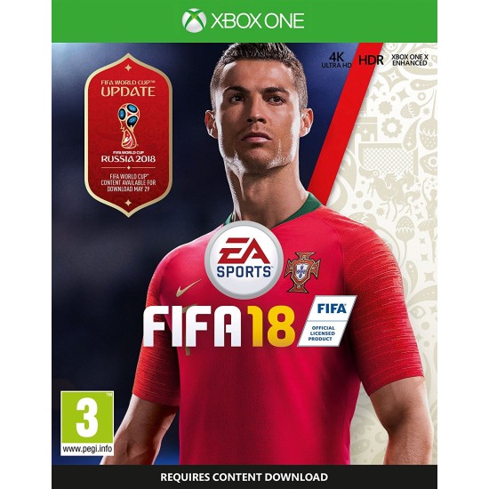 FIFA 18 - Russia World Cup 2018 Cover | XB1