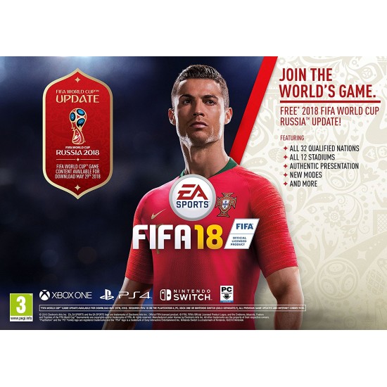 FIFA 18 - Russia World Cup 2018 Cover | XB1