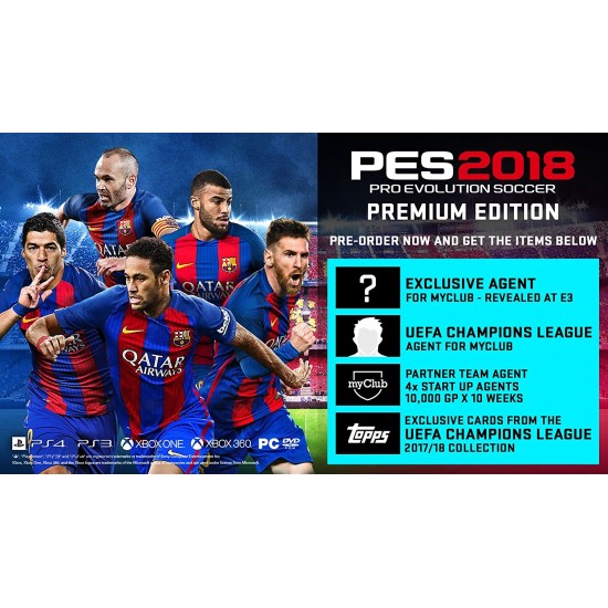 PES 2018 - Premium Edition | XB360