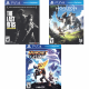 Horizon: Zero Dawn+The Last of Us Remastered+Ratchet and clank - Card Sleeve Model | PS4
