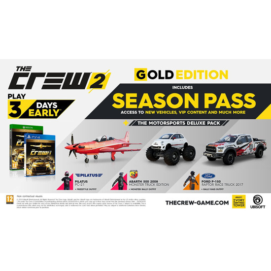 The Crew 2 - Gold Edition - PlayStation 4