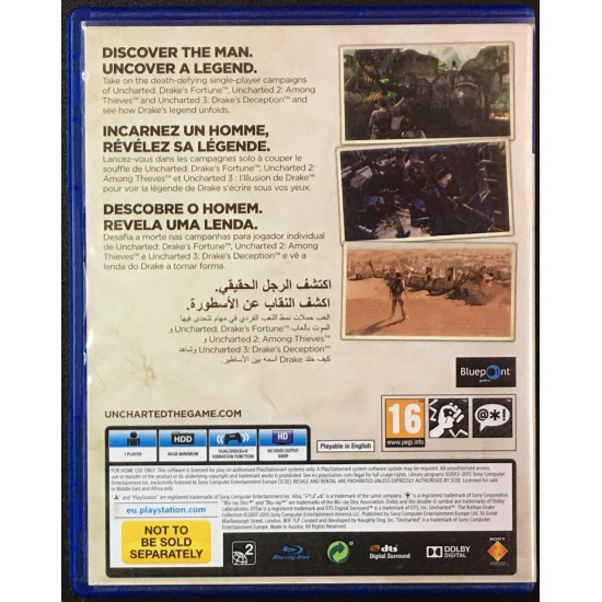 Uncharted: The Nathan Drake Collection - Used Like New | PS4