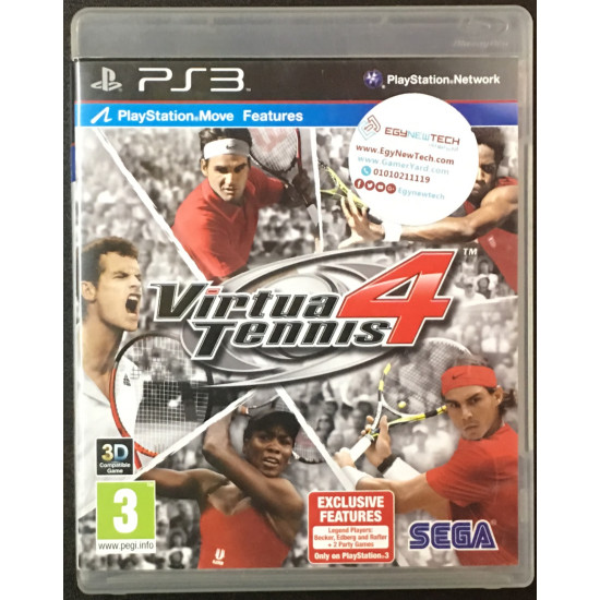 Virtua Tennis 4 - Used Like New | PS3