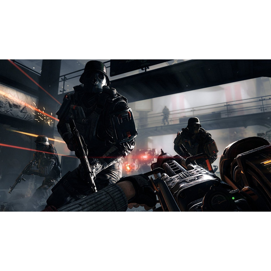 Wolfenstein the two pack. Вольфенштейн фон на 1600 900.