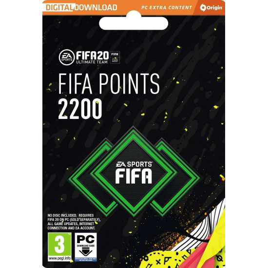 FIFA 20 - 2200 FUT Points - PC Origin Digital Code