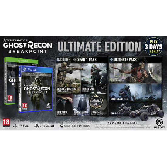 Tom Clancys: Ghost Recon Breakpoint - Ultimate Edition - PlayStation 4