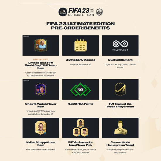 FIFA 23 Ultimate Edition - Global - English - PC Origin Digital Code