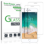 amFilm Glass Screen Protector for iPhone 8 Plus, 7 Plus, 6S Plus, 6 Plus (5.5