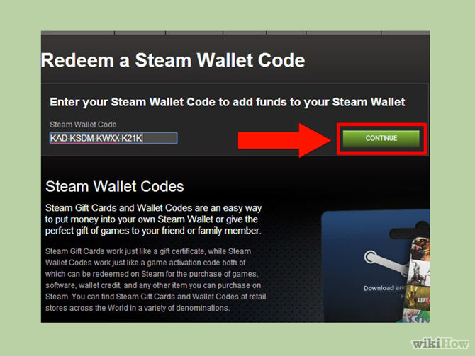 buy gift card with steam wallet